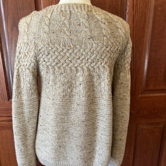 Oatmeal Colored Cozy and Warm Sweater - Picture 3 of 4